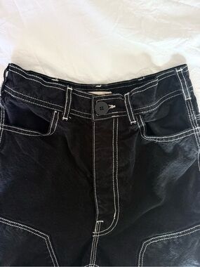 JESSE KAMM - Patchfront handy pant - Black - 0